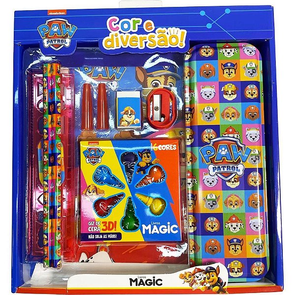 Livro Infantil Colorir COR e Diversao Patrulha Canina