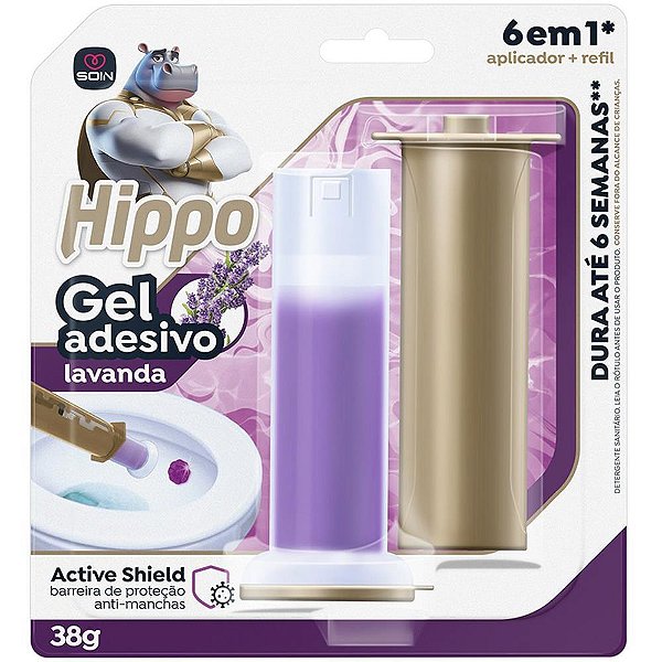 Odorizador Sanitário GEL ADES. Lavanda C/APAR. KIT