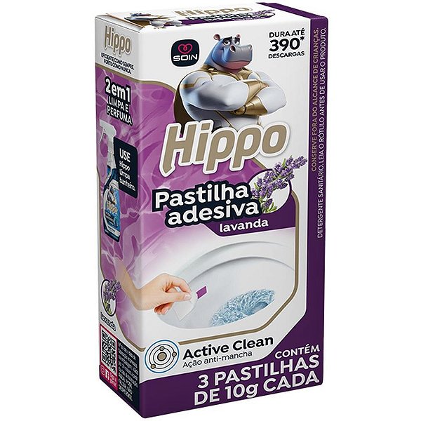 Odorizador Sanitário Pastilha Sanitária ADES. Lavand CX.C/03