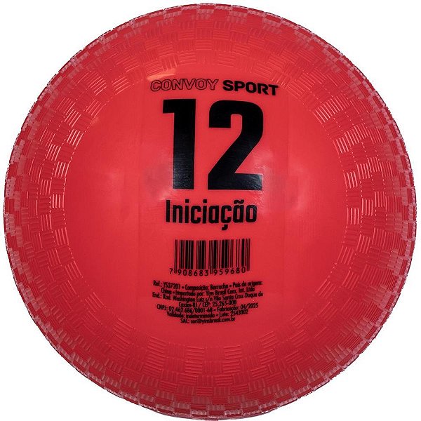 Bola de Iniciação T12 Vermelho