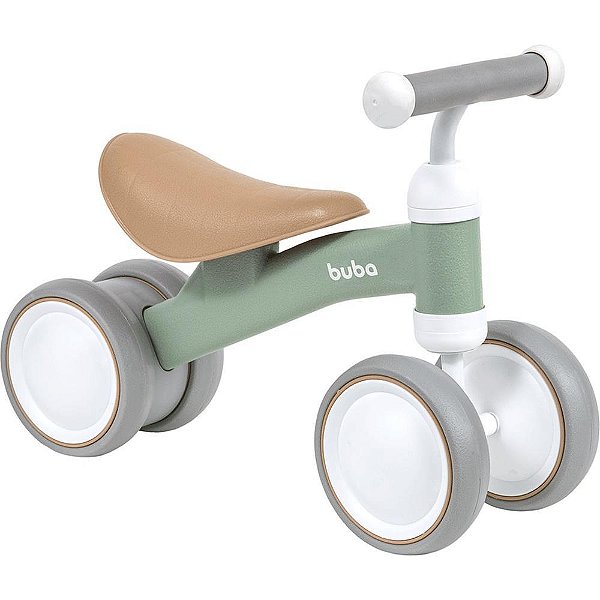 Bicicleta Infantil Equilíbrio C/4 Rodas Verde