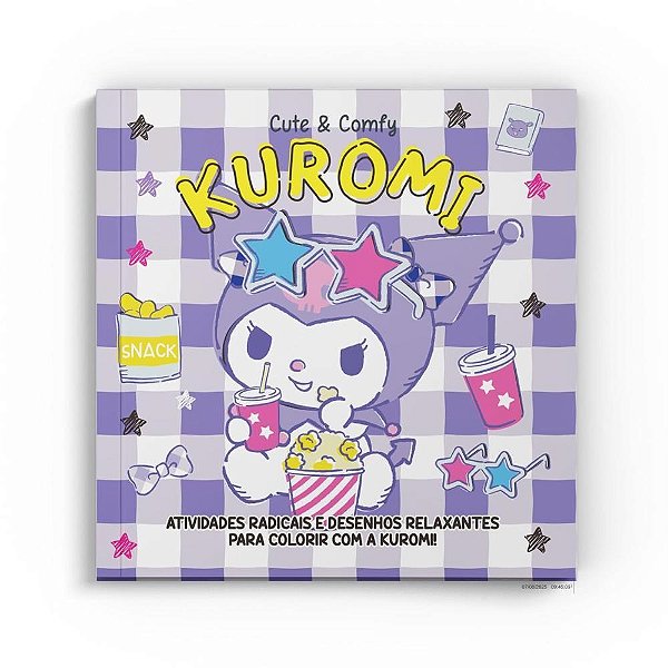 Livro Infantil Colorir Cute e COMFY Kuromi
