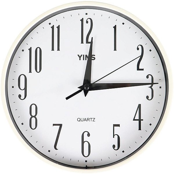 Relógio de Parede Redondo 20CM 4CORES Sortida