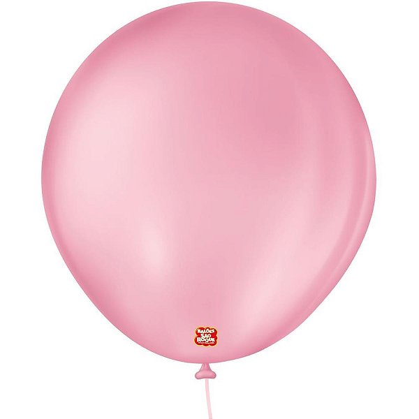 Balão 8 Liso Rosa Tutti Frutti Pacote com 50