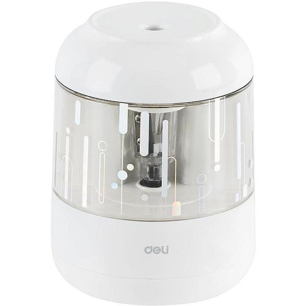 Apontador com Depósito Eletrico 3 Regulagens Branco