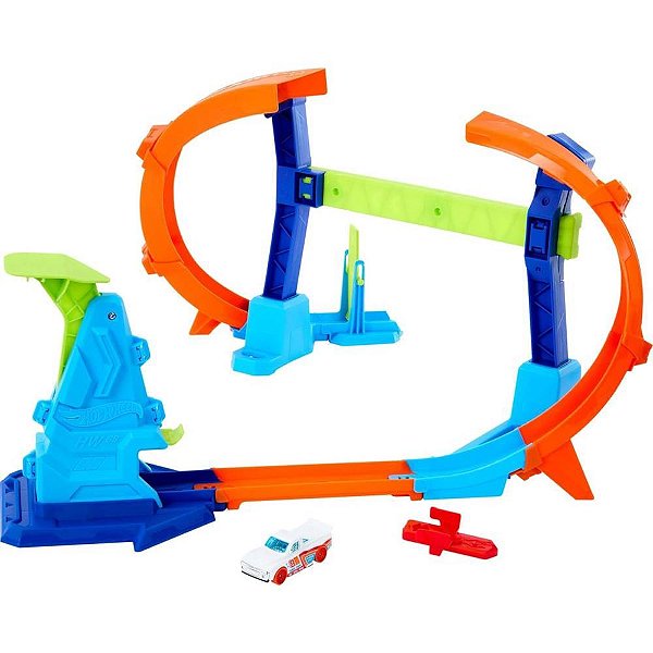 Hot Wheels Pista TRACK Campeonato de Salto em Espiral