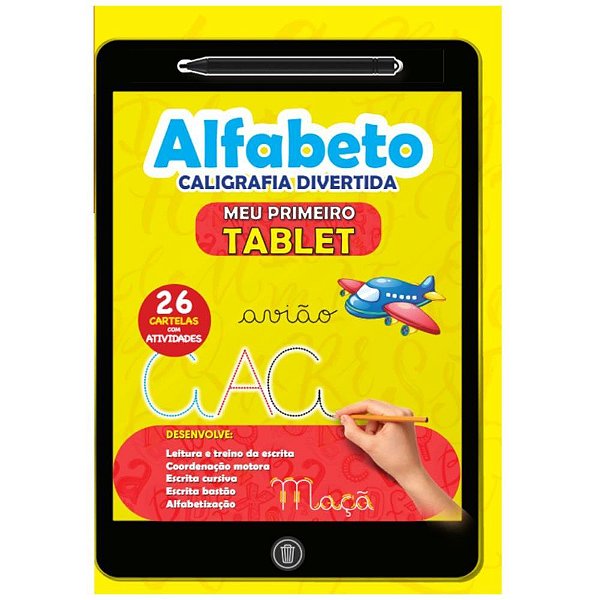 Livro Pedagógico Alfabeto - Caligrafia Divertida