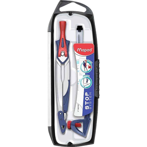 Compasso STOP SYSTEM C/ESTOJO 3PECAS