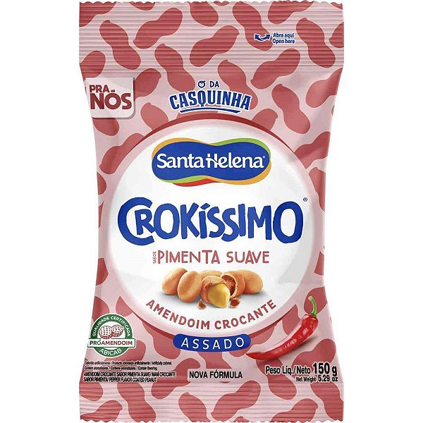 Amendoim Crokissimo Pimenta Suave 150G