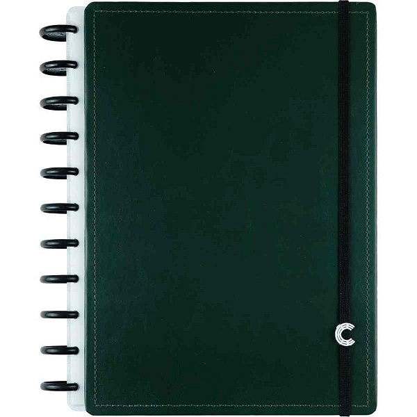 Caderno Inteligente Grande DARK Green 10MAT. 140FLS 90G