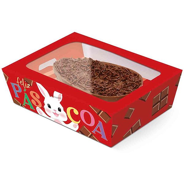 Caixa P/OVO de Páscoa 500G C/COLHER Felicita PCT.C/06