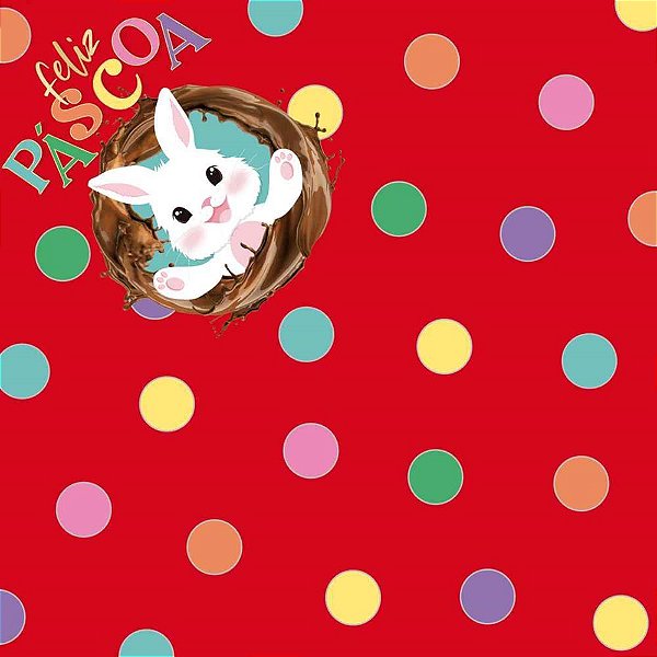 Embalagem P/OVO de Páscoa 18X18CM.EXPRESS Felicita VM PCT.C/25