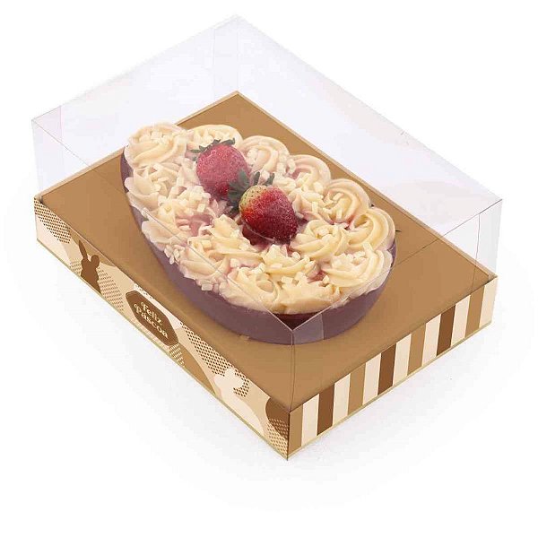 Caixa P/OVO de Páscoa CX Visor P/OVO Brule 250G PCT.C/06