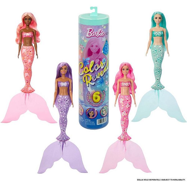 Barbie Reveal COLOR- Serie Sereia Surpresa CX.C/06