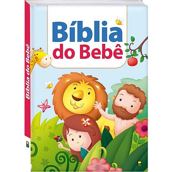 Livro Infantil Ilustrado Biblia do Bebê CD 18X22CM 14P