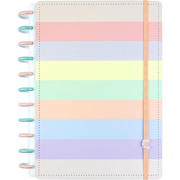Caderno Inteligente Grande ARCO IRIS 10 Materias 140FLS