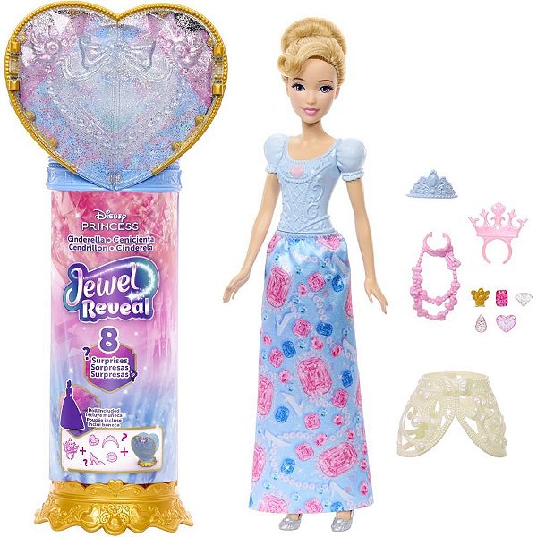 Boneca Disney Princesa Reveal Cinderela