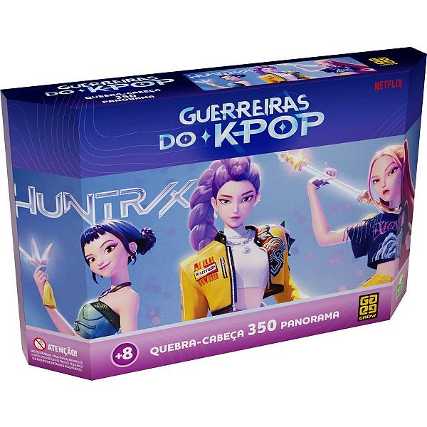 QUEBRA-CABEÇA Cartonado Guerreiras do K-POP 350PCS PAN