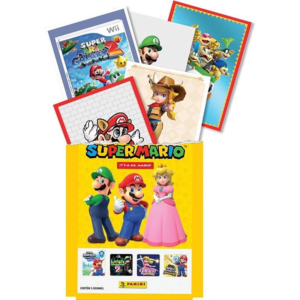 Figurinhas Super Mario Envelope C/5 PCT.C/20