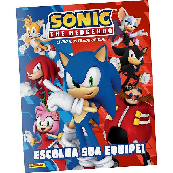 álbum de Figurinhas Sonic THE Hedgehog Brochura
