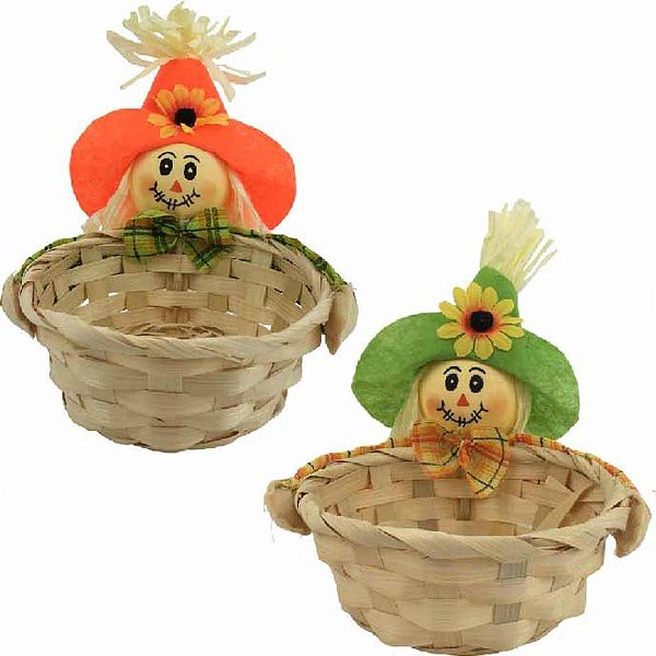 Festa Junina Espantalho CAB C/CESTA PEQ (S) PCT.C/04