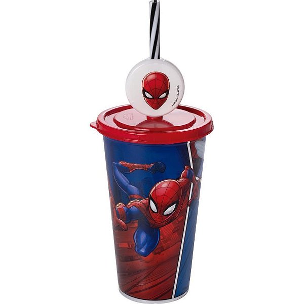 Copo Decorado SPIDER-MAN Metalizado AUTO-REL