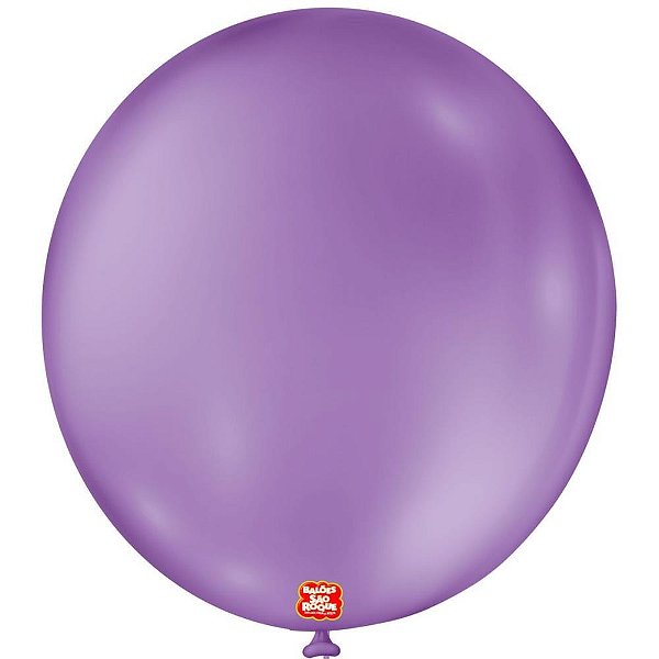 Balão 9 Liso Redondo Roxo Ametista PCT.C/50