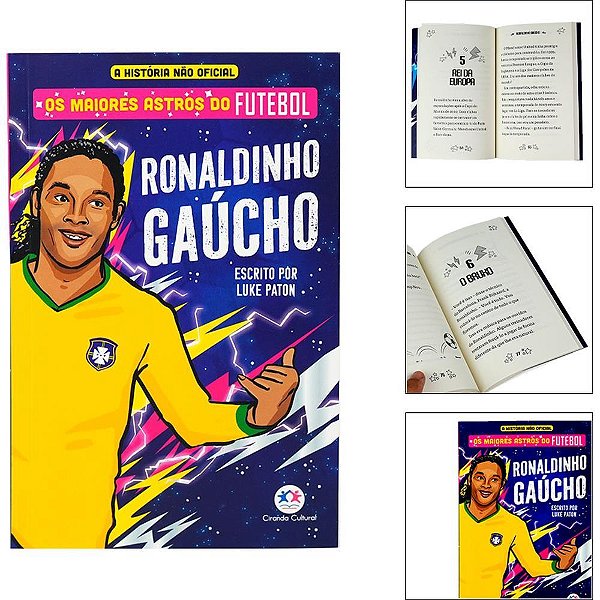 Copa do Mundo Livro ASTROS Ronaldinho Gaucho