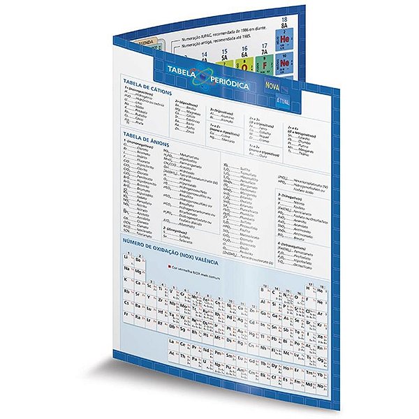 Tabela Periodica Escolar C/ENCARTE 14,7X21CM DP.C/50