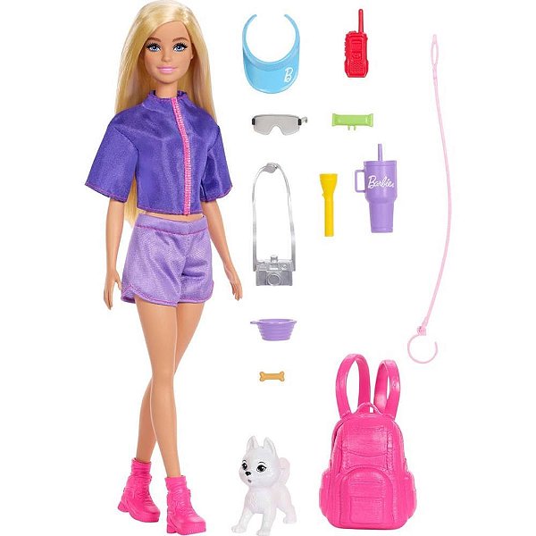 Barbie Family Malibu Aventuras com Cachorrin