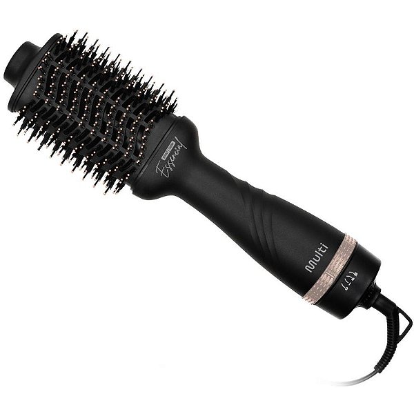 Escova de Cabelo Alisadora Secadora Essencial 1300W Bivol