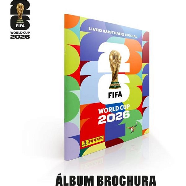 álbum de Figurinhas Brochura Copa do Mundo 2026 Panini