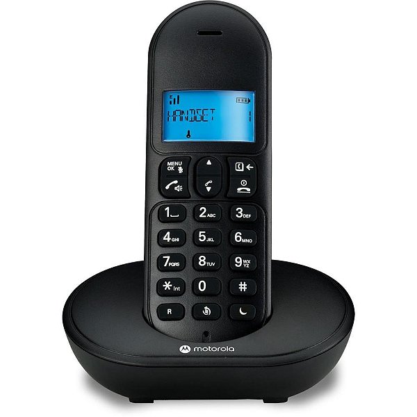 Aparelho Telefônico sem Fio Digital DECT com ID e Viva VOZ - Preto