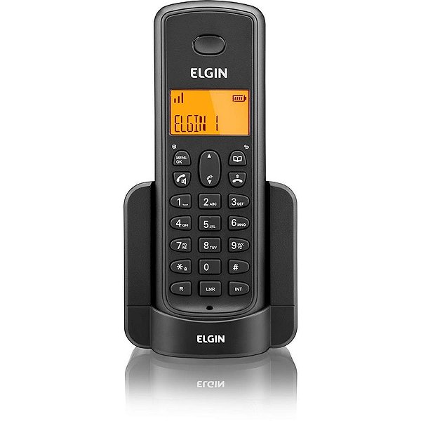 Aparelho Telefônico sem Fio Ramal Expansão Linha 8001 PT ELGIN TSF8000R DECT 6.0