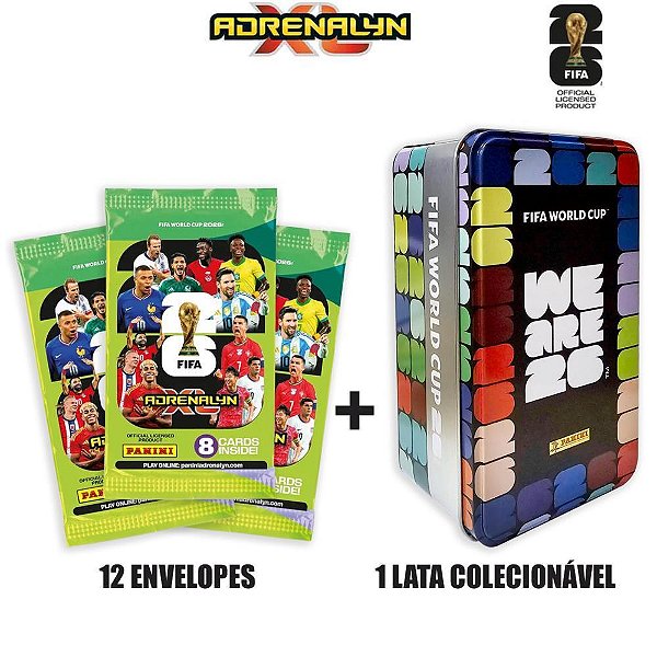 Copa do Mundo Lata FIFA+12 Envelopes CARD Adrenalyn