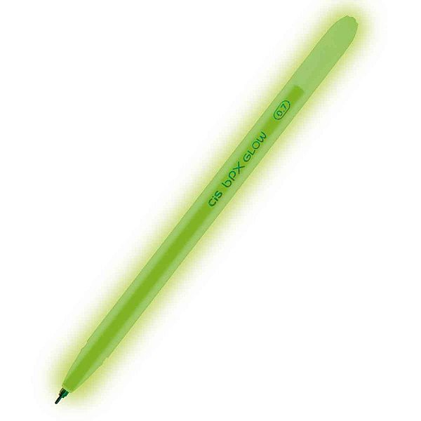 Caneta Esferográfica CIS BPX GLOW 0.7 MM Cores Sortidas Display com 50