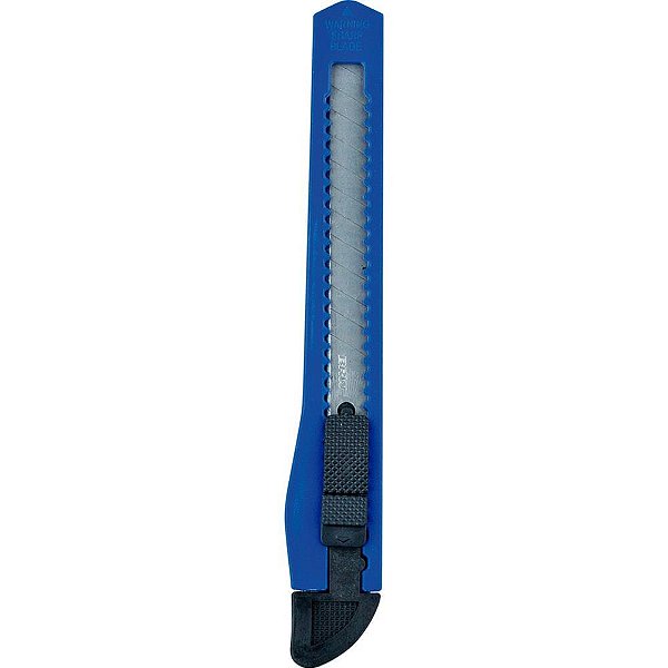 Estilete Estreito 9 MM Plástico Sortido