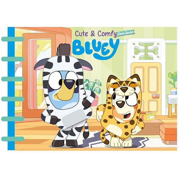 Livro Infantil Colorir Cute e COMFY Bluey