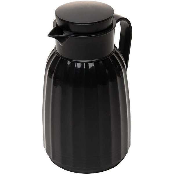 Garrafa Térmica Rosca Queem Preta 400 ML