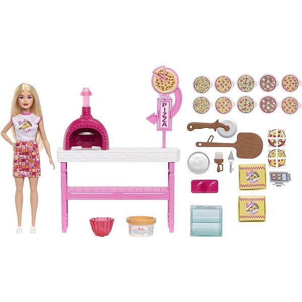 Barbie Estate Conjunto Pizzaria com Boneca