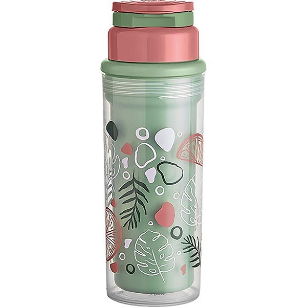 Garrafa Plástica Duo Nativa 500ML Parede Dupla