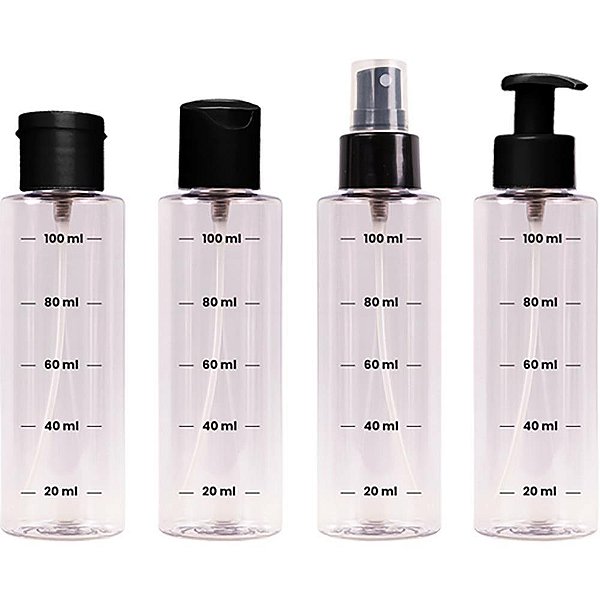 Organizador KIT Viagem 4 Peças 100ML