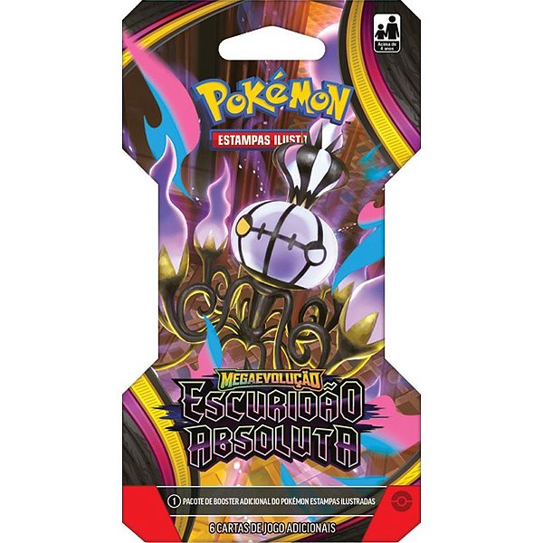 Jogo de Cartas Pokemon ME05 Escuridao Absolut Display com 24