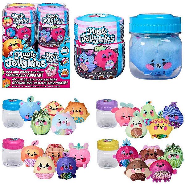 Miniatura Colecionável Magic Jellykins Pote Surpresa