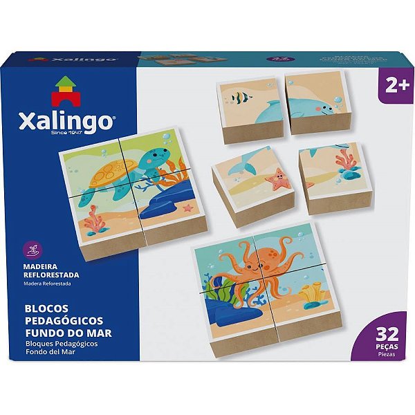 Brinquedo para Montar Fundo do MAR 32 Peças