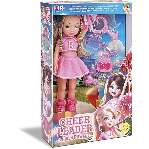 Boneca Cheerleader GIRLS Power 34,5CM