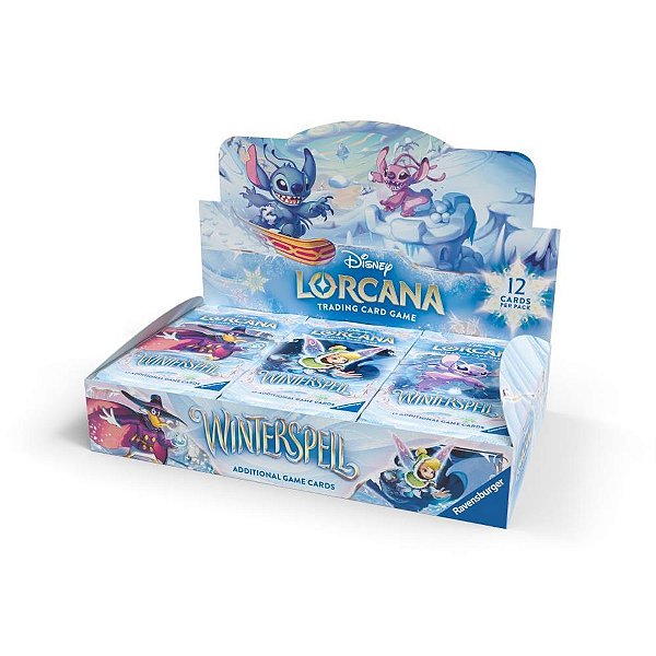 Jogo de Cartas Lorcana SET11 Winterspell Display com 24