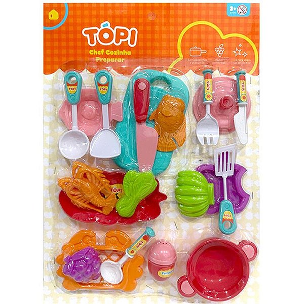 Brincando de Casinha TOP CHEF de Cozinha Preparar