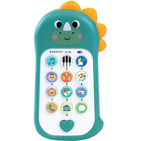 Brinquedo para Bebê Phone Bilingue Zoo Dino