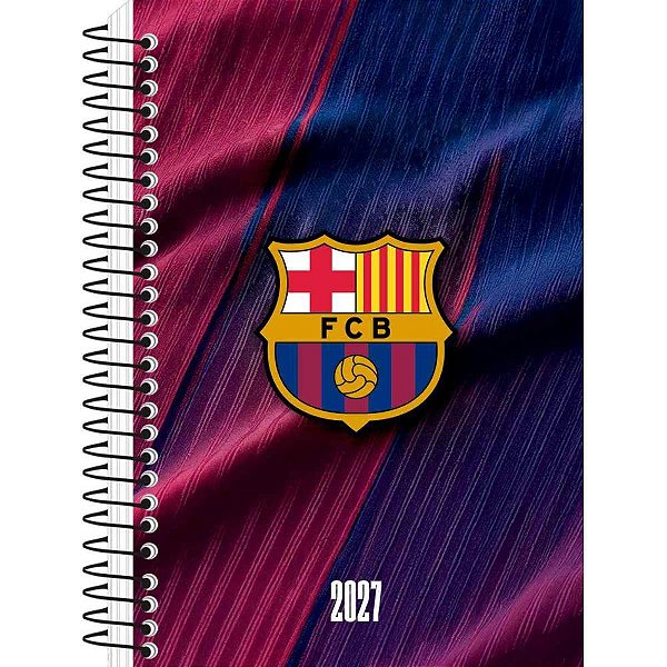 Agenda 2027 Barcelona Espiral 176 Folhas 138X206MM Pacote com 04